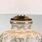 Silver Thistle Table Lamp (Ceramic)