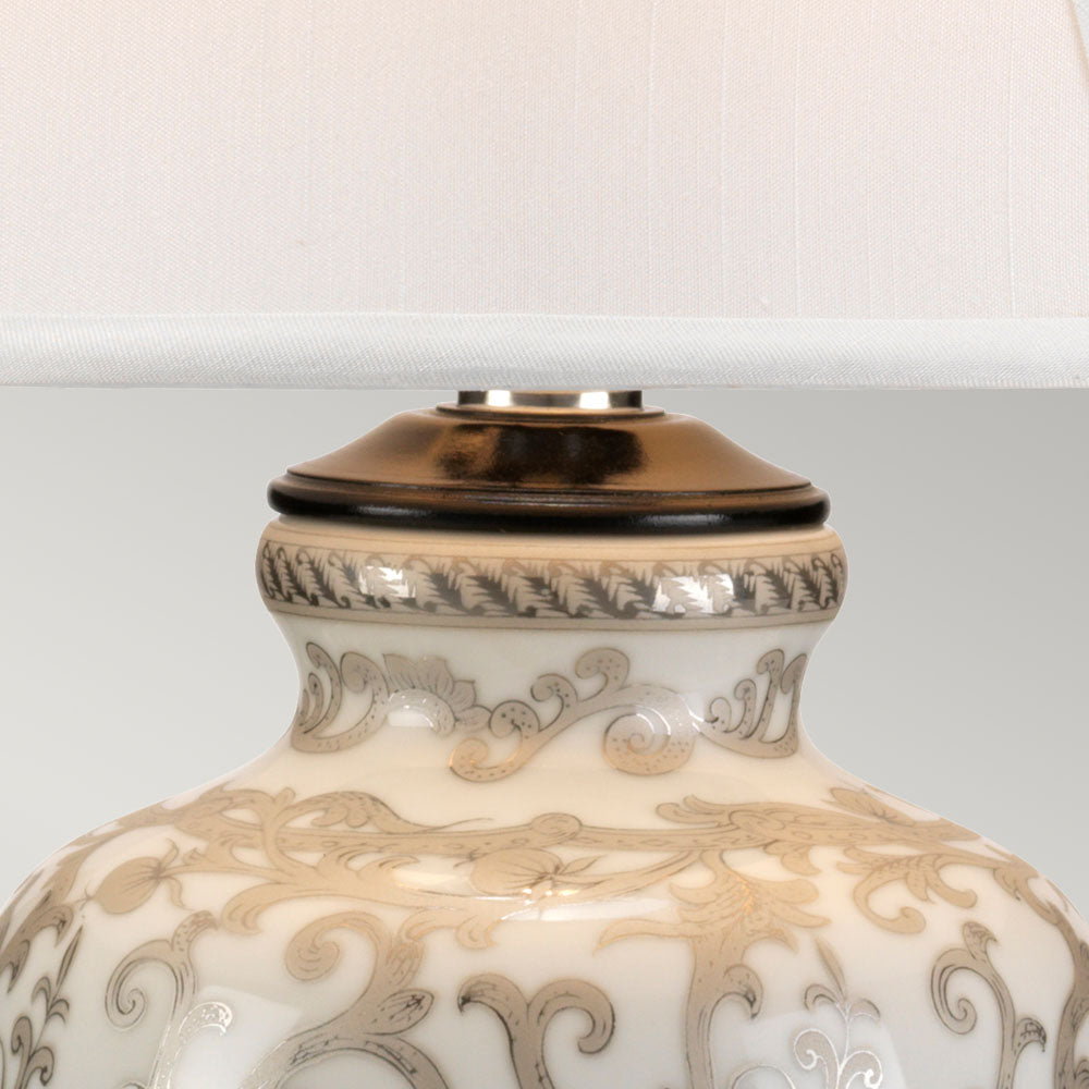 Silver Thistle Table Lamp (Ceramic)