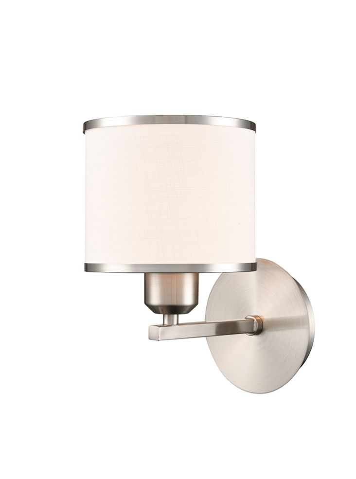 Sirius 1lt Wall Bracket in Satin Nickel