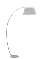 Prima satin nickel standard lamp