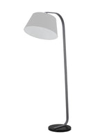 Prima standard lamp with grey shade