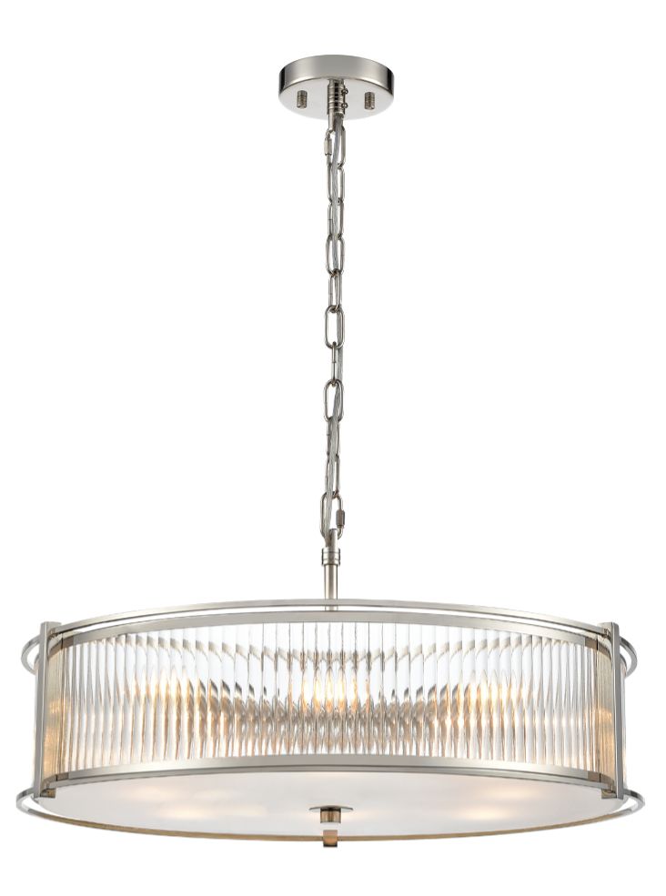 Sloane 8lt Pendant in Polished Nickel