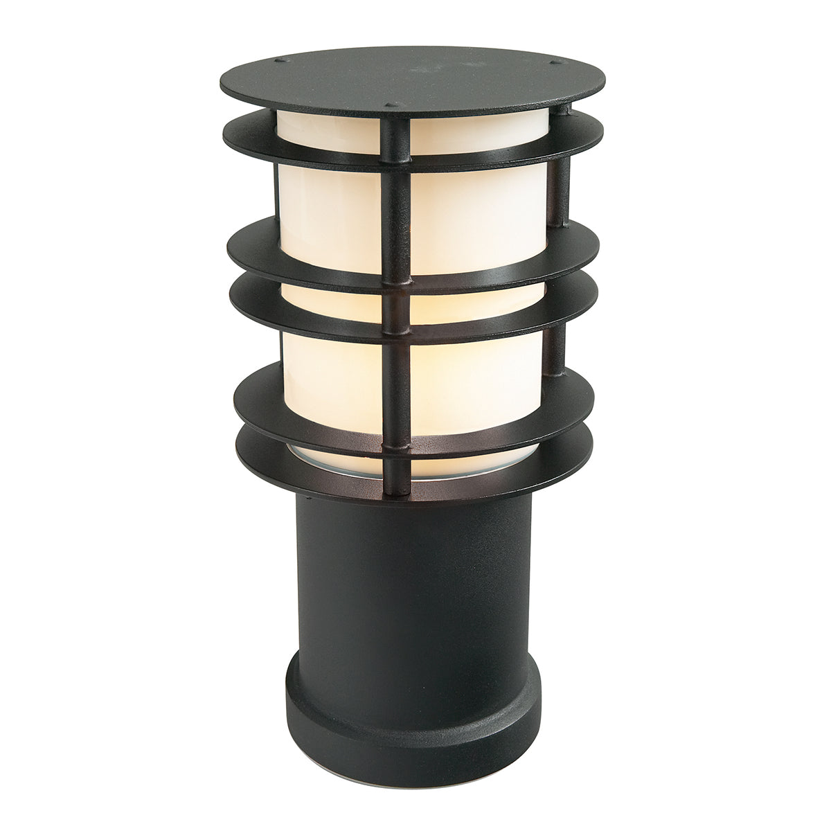 Stockholm 1-Light Small Bollard Light (Black)