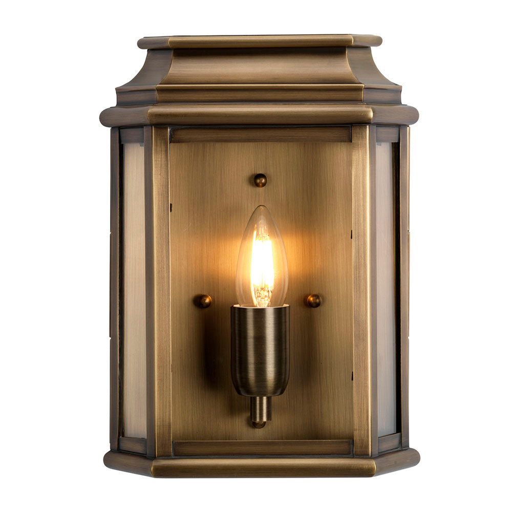 St Martins Wall Lantern (Brass)