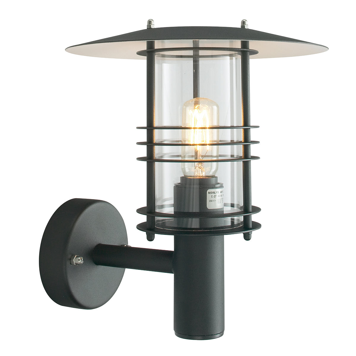 Stockholm Black Wall Lantern