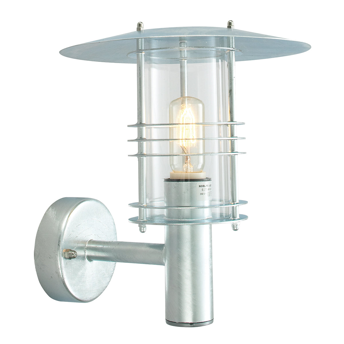 Stockholm Galvanized Wall Lantern