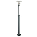 Stockholm 1-Light Grande Black Lamp Post
