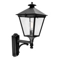 Turin Black Upward Wall Lantern