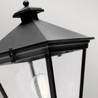 Turin Black Upward Wall Lantern
