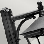 Turin Black Downward Wall Lantern