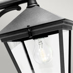 Turin Black Downward Wall Lantern