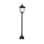 Turin 1-Light Black Pillar Lantern