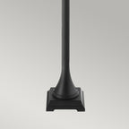 Turin 1-Light Black Pillar Lantern