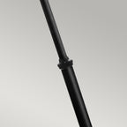 Turin Black Twin Post Light