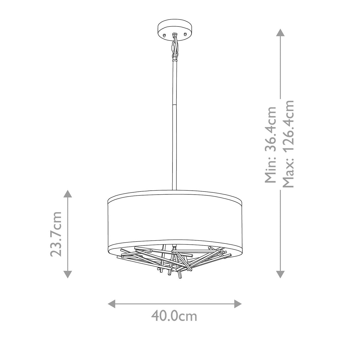 Taiko 3 Light Pendant