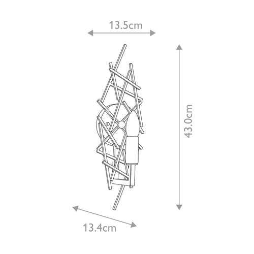 Taiko 1 Light Wall Light