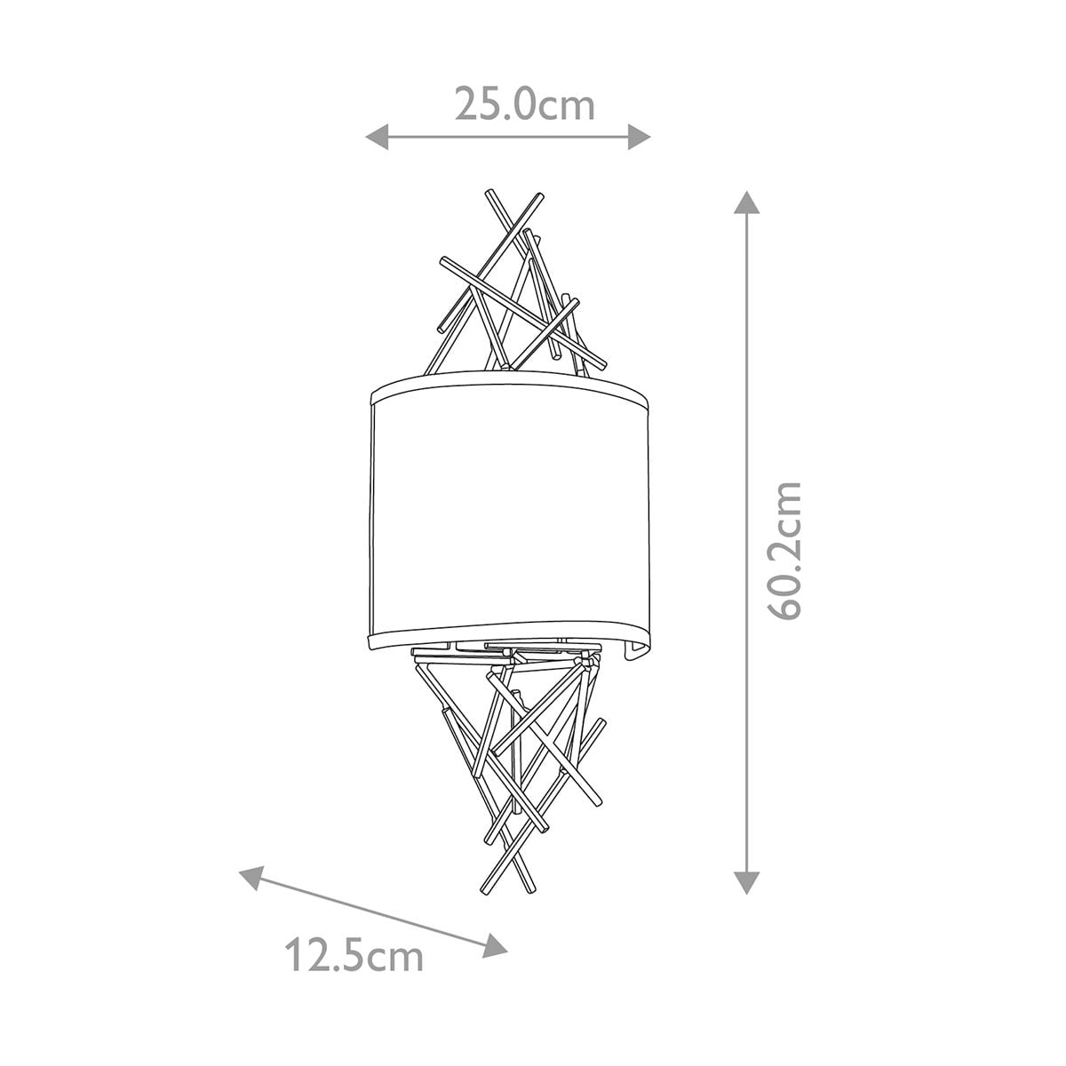 Taiko 2 Light Wall Light