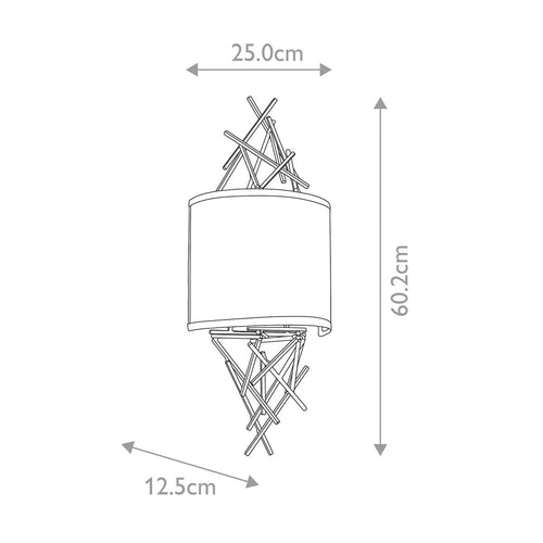Taiko 2 Light Wall Light