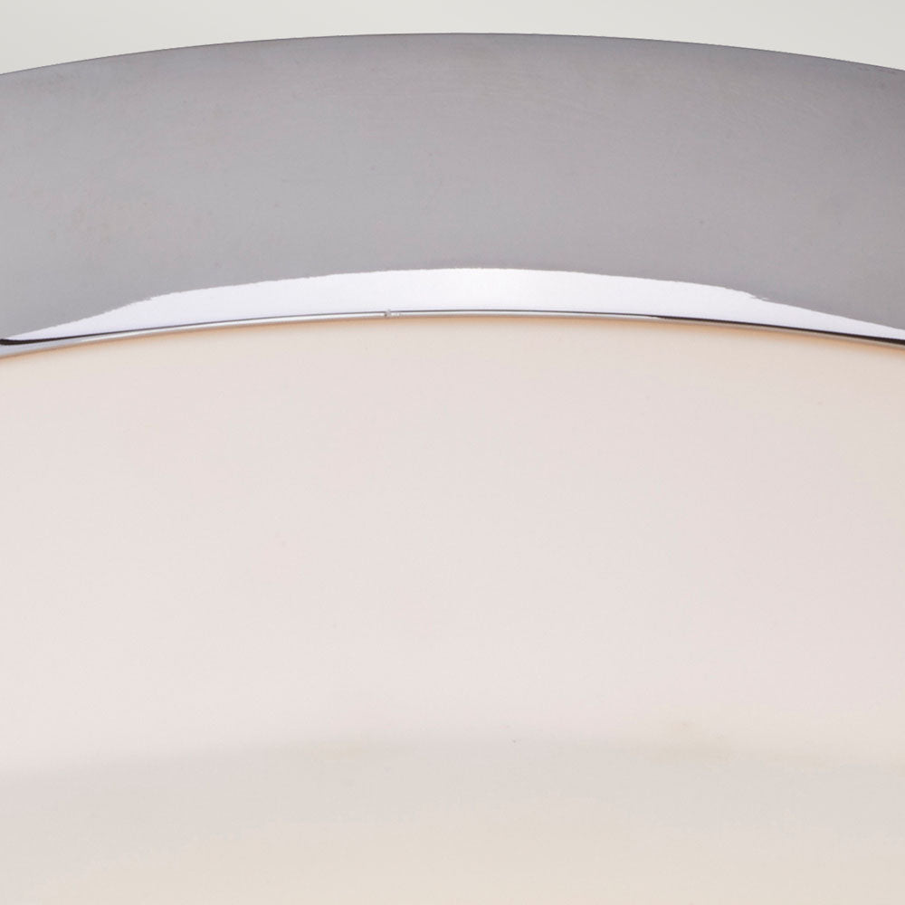Tamar Large Flush Mount Light (Polished Chrome, LED)
