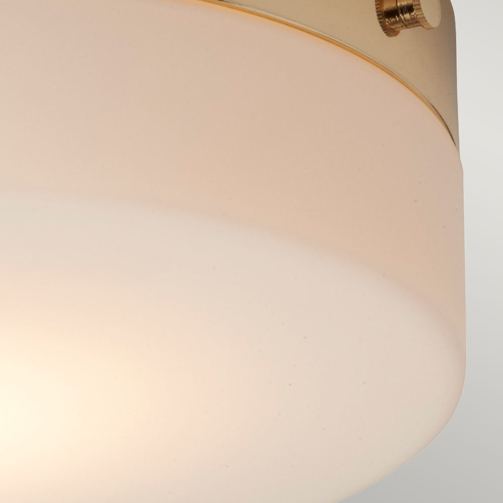Tamar Large Flush Mount Light (Polished Gold, LED)