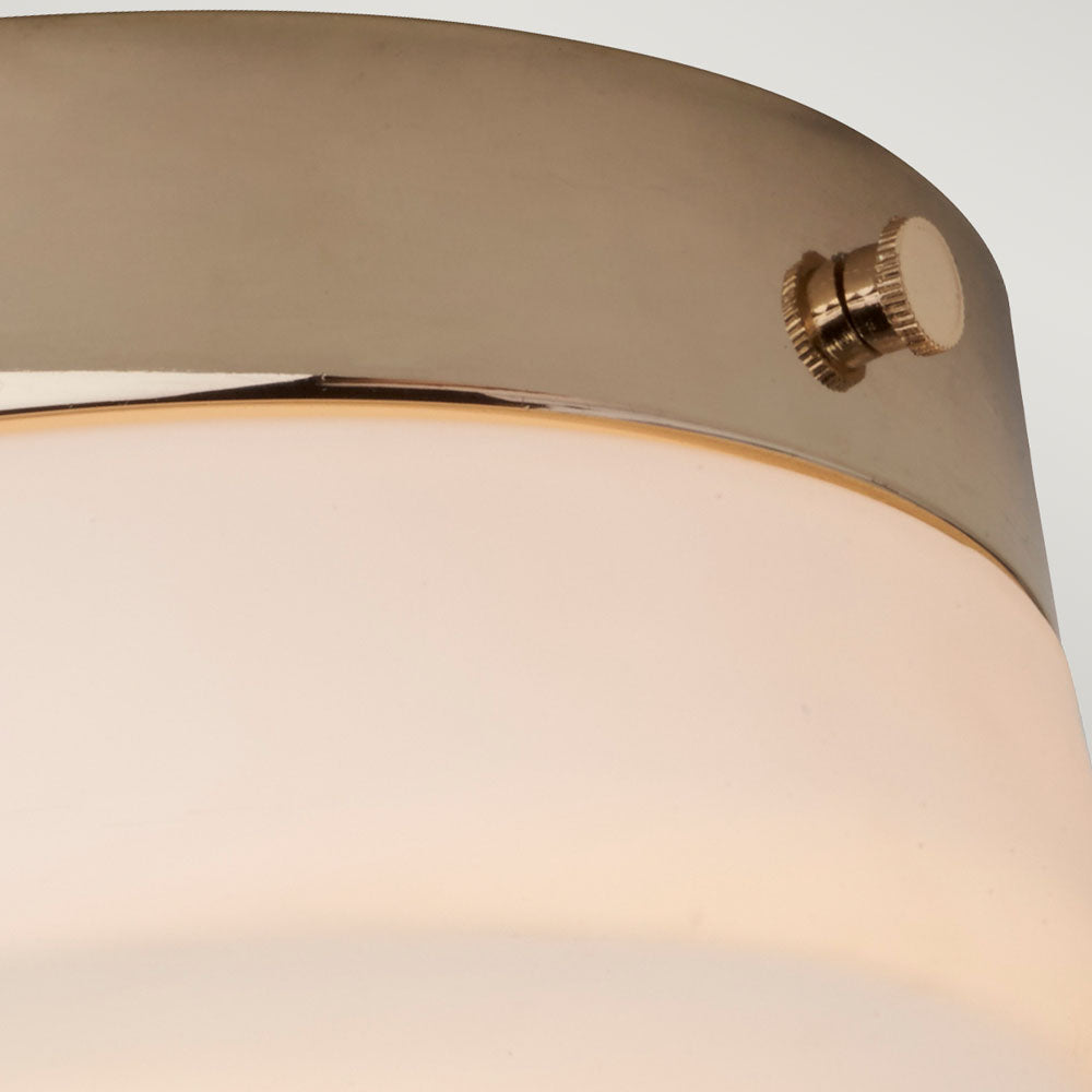 Tamar Medium Flush Mount Light (Polished Gold, LED)