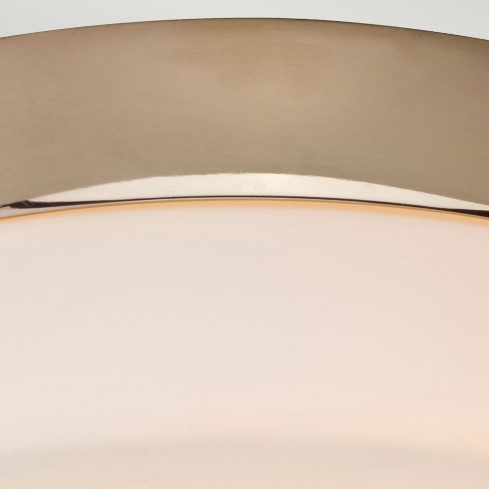Tamar Medium Flush Mount Light (Polished Gold, LED)
