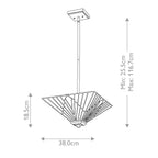 Alderley 2lt Trio-Mount Pendant