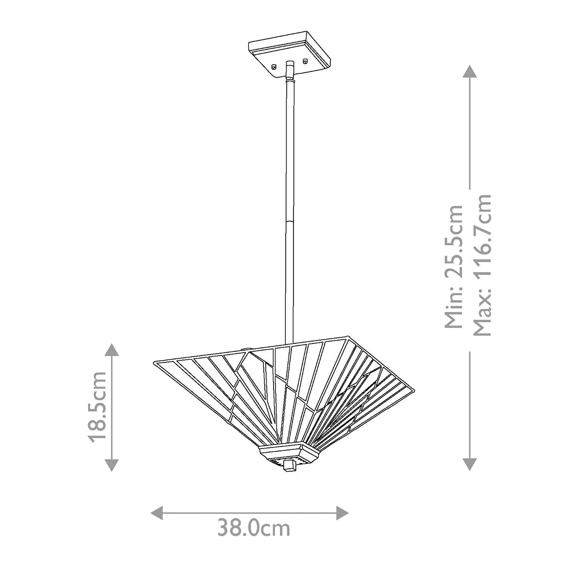 Alderley 2lt Trio-Mount Pendant