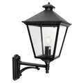 Turin Grande Black Upward Wall Lantern