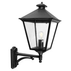 Turin Grande Black Upward Wall Lantern