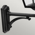 Turin Grande Black Upward Wall Lantern