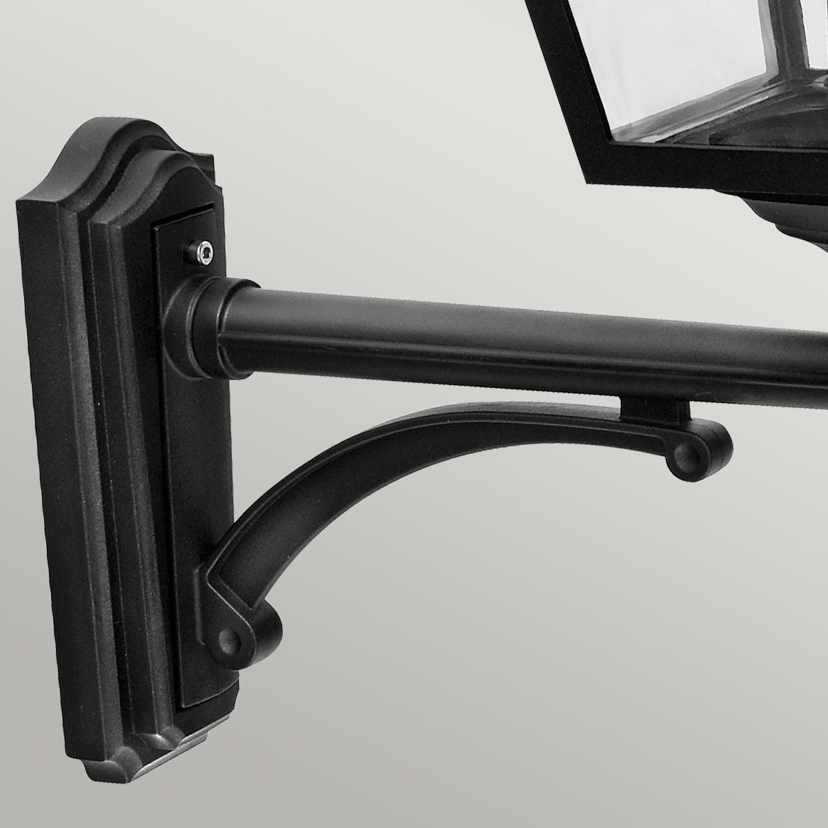 Turin Grande Black Upward Wall Lantern