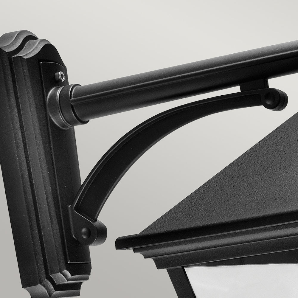 Turin Grande Black Downward Wall Lantern