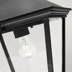 Turin Grande Black Downward Wall Lantern
