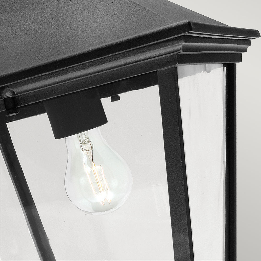 Turin Grande Black Downward Wall Lantern