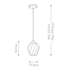 Tiber 1 Light Pendant 1