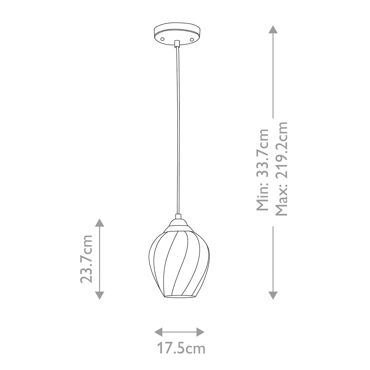 Tiber 1 Light Pendant 1