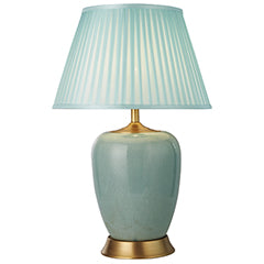 TL1407 - Crackle Glaze Duck Egg BlueTable Lamp