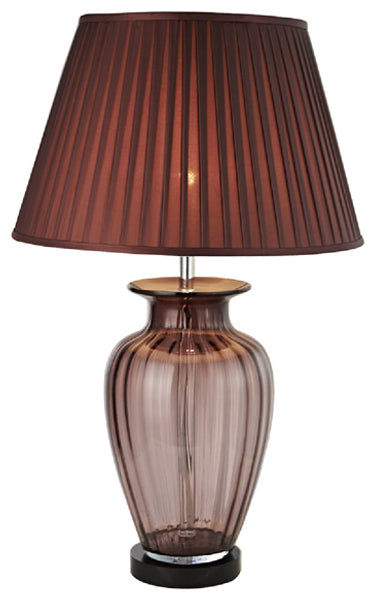 TL1425 - Transparent Tinted Red Table Lamp