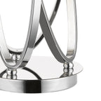 Trinity Table Lamp Polished Chrome With Shade