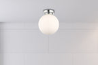 Vanity 1 Light Flush Polished Chrome