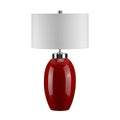 Victor Small Red Table Lamp
