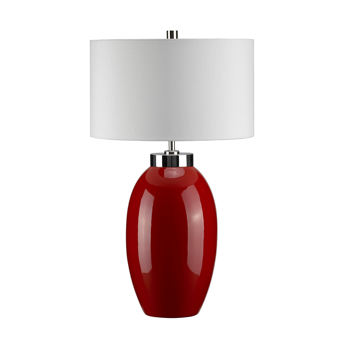 Victor Small Red Table Lamp