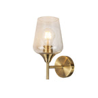 Vino 1 Light Antique Brass Wall Light