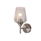 Vino 1 Light Satin Chrome Wall Light