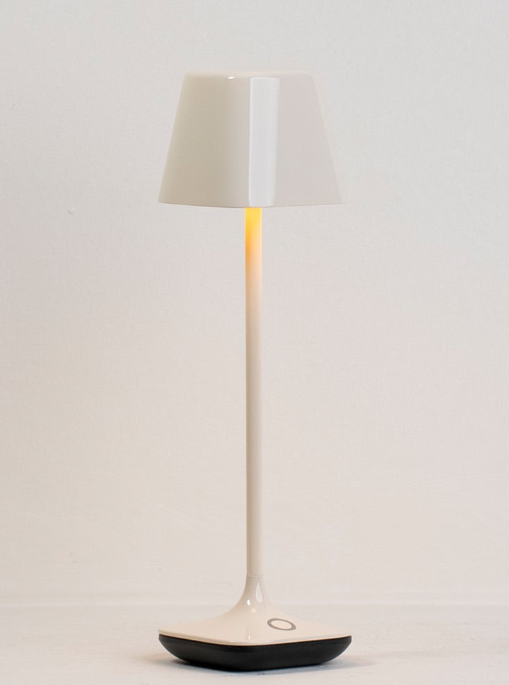 Wanderer Portable Table Lamp in Cream Ceramic