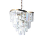Waverly 12 Light Crystal Pendant Satin Brass