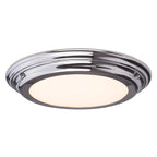Welland Polished Chrome Flush Mount Light (LED)