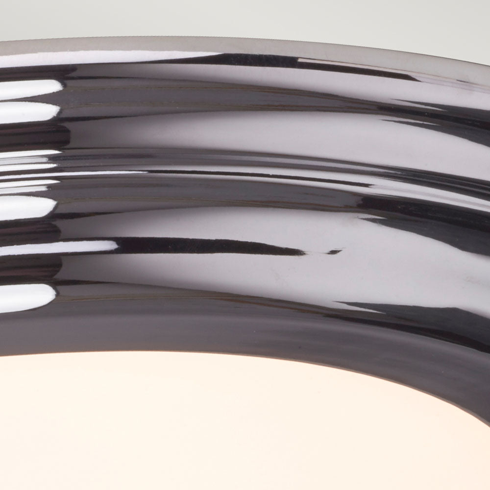 Welland Polished Chrome Flush Mount Light (LED)