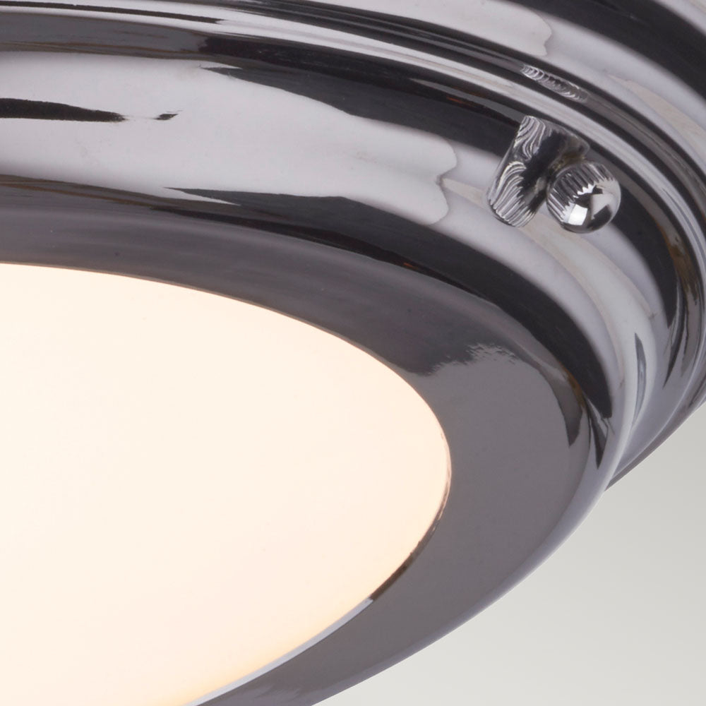 Welland Polished Chrome Flush Mount Light (LED)